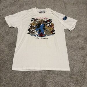 Vintage 80s Single Stitch Made In USA Chapman Art T-Shirt Size M The Exploration